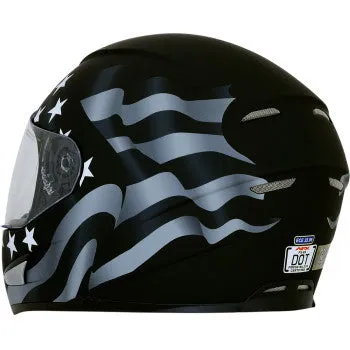 AFX FX-99 Full Face Helmet Flag Stealth