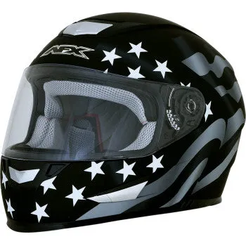 AFX FX-99 Full Face Helmet Flag Stealth