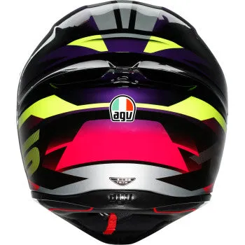 AGV K1 Full Face Bluetooth Helmet Fastlap Black/Purple/Pink