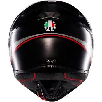 AGV K1 Full Face Bluetooth Helmet Lap Matte Black/Gray/Red