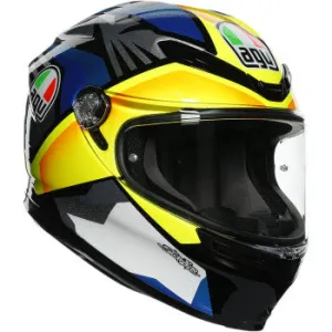 AGV K6 Full Face Helmet Joan Graphic Black/Blue/Yellow