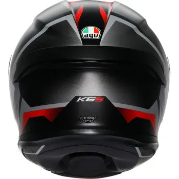 AGV K6 Full Face Helmet Karve Matte Matte Black/White/Red