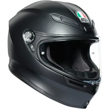 AGV K6 Full Face Helmet Matte Black Photochromic Lens Included