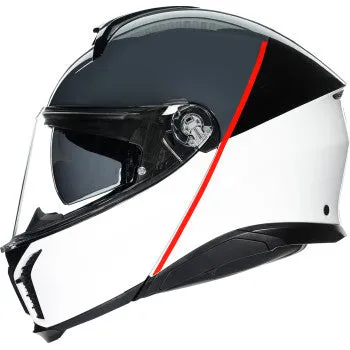AGV Tourmodular Bluetooth Helmet Balance Graphic White/Gray/Red