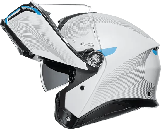 AGV Tourmodular Helmet Frequency Graphic Gray/Blue