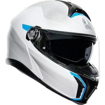 AGV Tourmodular Helmet Frequency Graphic Gray/Blue