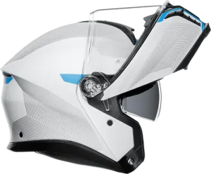 AGV Tourmodular Helmet Frequency Graphic Gray/Blue