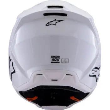 Alpinestars SM3 Off Road Helmet Gloss White
