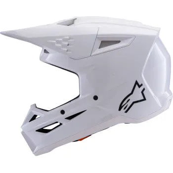 Alpinestars SM3 Off Road Helmet Gloss White