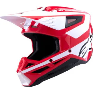 Alpinestars SM3 Off Road Helmet Heat Gloss Red/White/Black