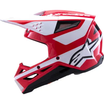 Alpinestars SM3 Off Road Helmet Heat Gloss Red/White/Black