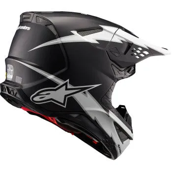 Alpinestars Supertech M10 Off Road Helmet Ampress MIPS Matte Black/White
