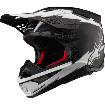 Alpinestars Supertech M10 Off Road Helmet Ampress MIPS Matte Black/White