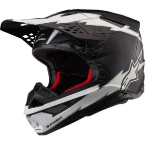 Alpinestars Supertech M10 Off Road Helmet Ampress MIPS Matte Black/White