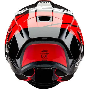 Alpinestars Supertech R10 Full Face Helmet  Element Carbon/Red/White