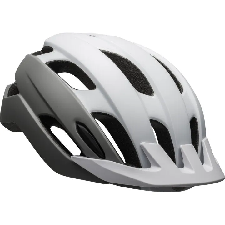 Bell Trace Road/XC Helmet - Matt White-Silver