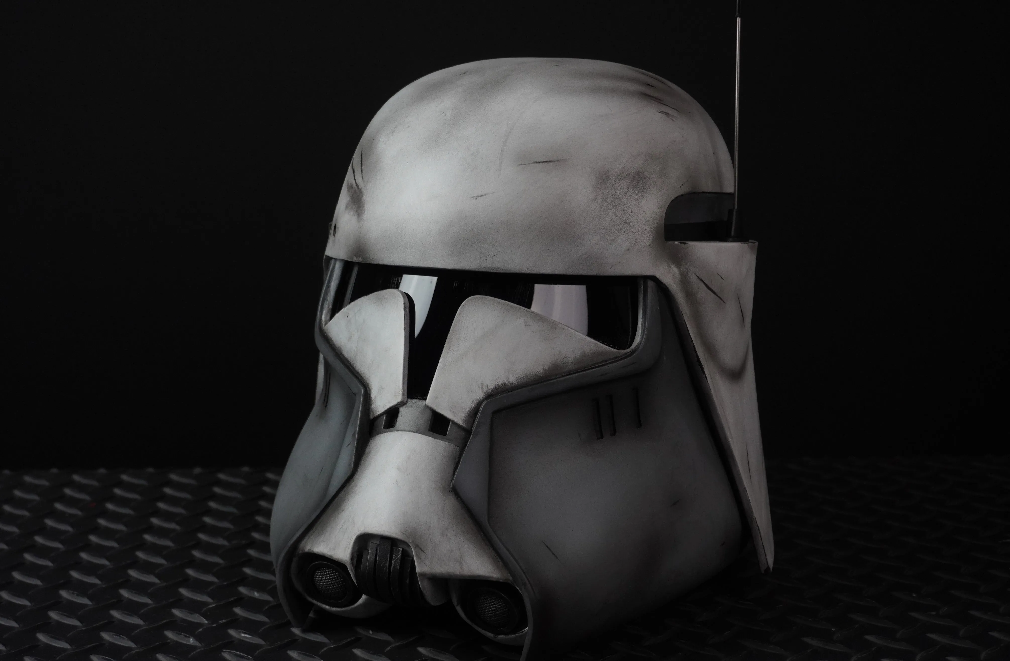 Commander Bacara Clone Trooper Helmet - DIY