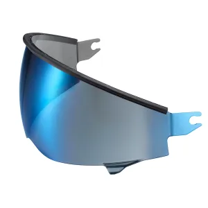 Fits Harley Dividson Pilot II Helmet Sunvisor Blue Mirror
