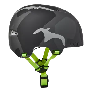 Fox Racing Flight Pro Dirt Jump Helmet - Runn - Youth - Black-Yellow - 2023