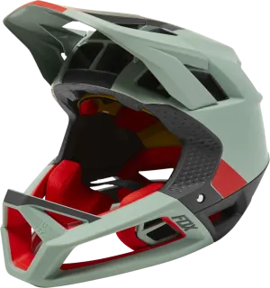 Fox Racing ProFrame Full Face Helmet - Blocked - Eucalyptus