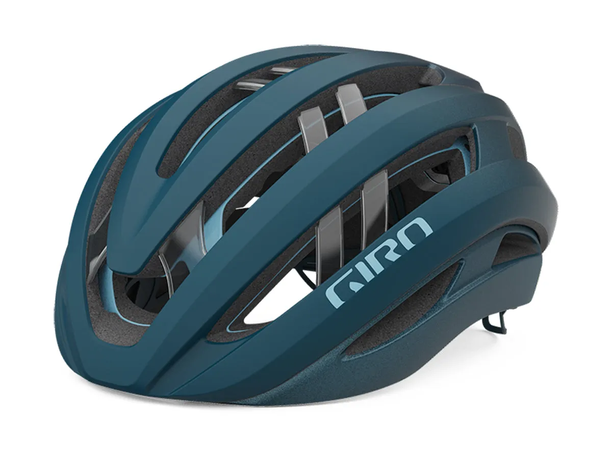 Giro Aries Spherical Road Helmet - Matt Ano Harbour Blue