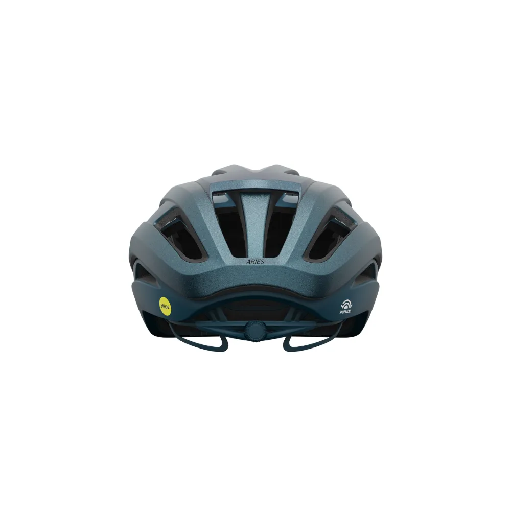 Giro Aries Spherical Road Helmet - Matt Ano Harbour Blue
