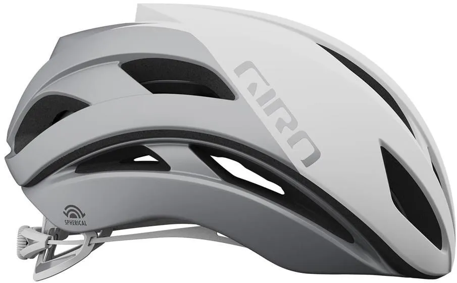 Giro Eclipse Spherical Road Helmet - Matt White-Silver - 2024