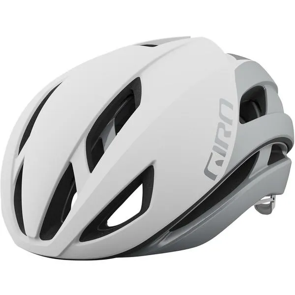 Giro Eclipse Spherical Road Helmet - Matt White-Silver - 2024
