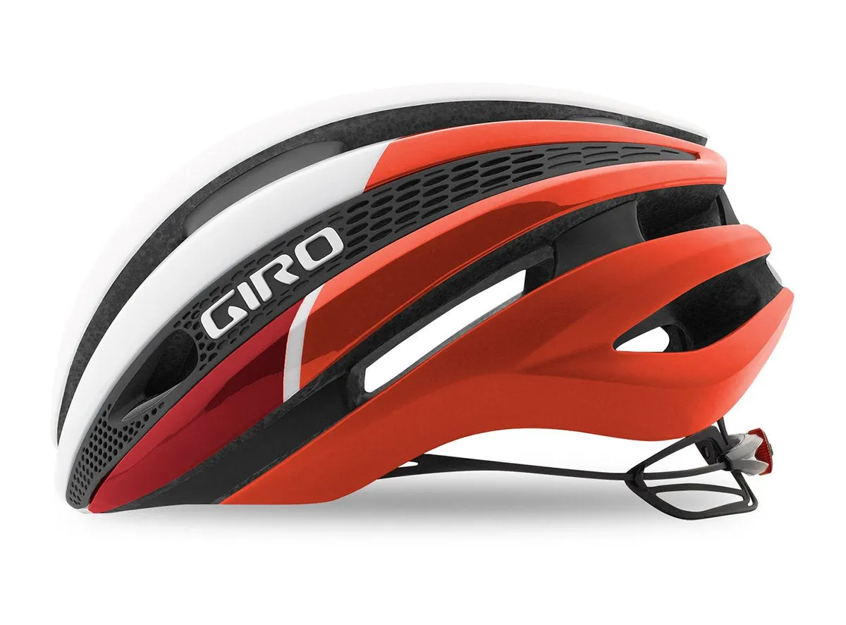 Giro Synthe Road Helmet - Matt White-Red