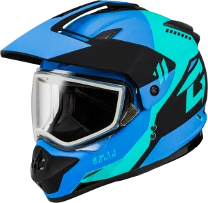 Gmax GM-11S Ronin Snow Helmet Blue Dual Lens