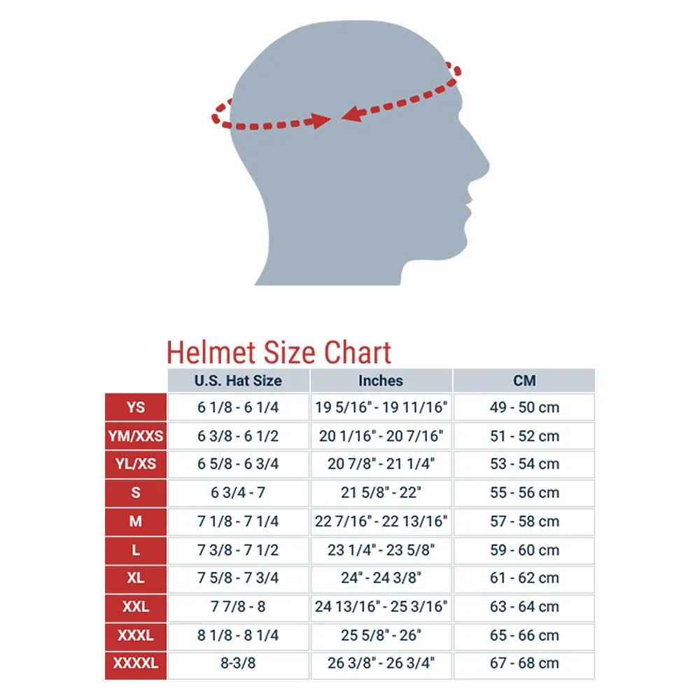 Gmax MX-96S Snowcross Helmet Red
