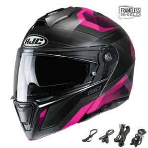 HJC i90 Modular Snow Helmet Lark Graphic MC-8SF Electric Shield