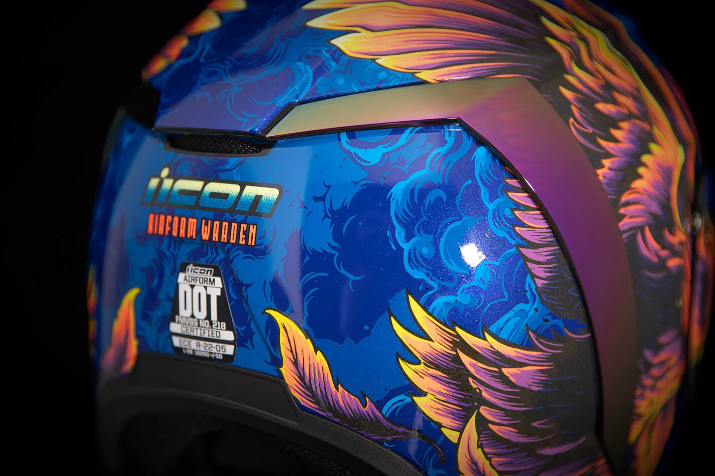 Icon Airform Full Face Helmet Wardon Graphic