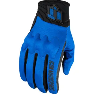 Icon Anthem3™ Motorcycle Glove Blue