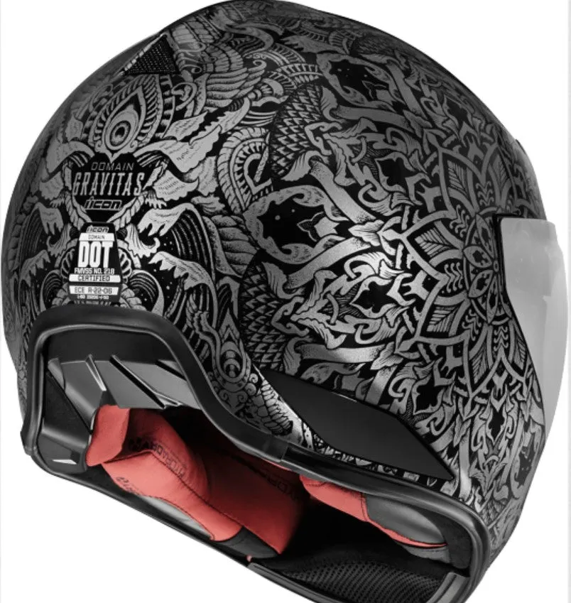 Icon Domain Full Face Helmet Gravitas Black