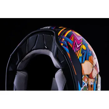Icon Domain Full Face Helmet Lucky Lid 4 Red