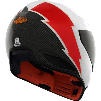 Icon Domain Full Face Helmet Slabtown White