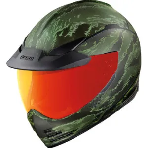 Icon Domain Full Face Helmet Tigers Blood Green