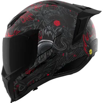 Icon Ultraflite Full Face Helmet Misanthrope MIPS Black