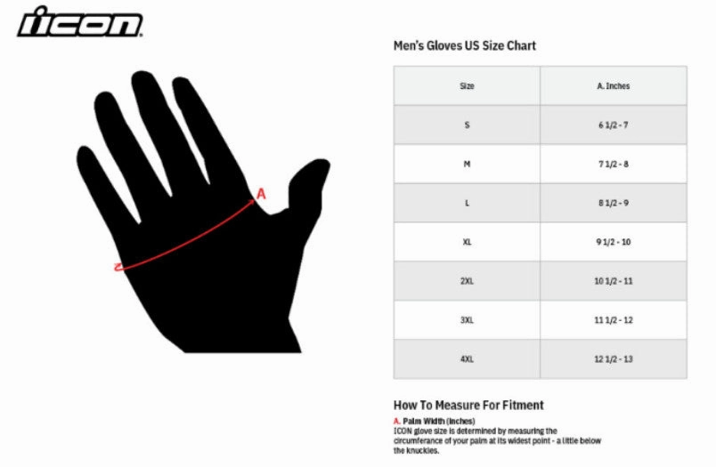 Icon Anthem3 CX Motorcycle Glove Checker