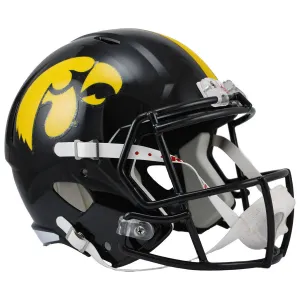 Iowa Hawkeyes Black Riddell Replica Full Size Speed Helmet