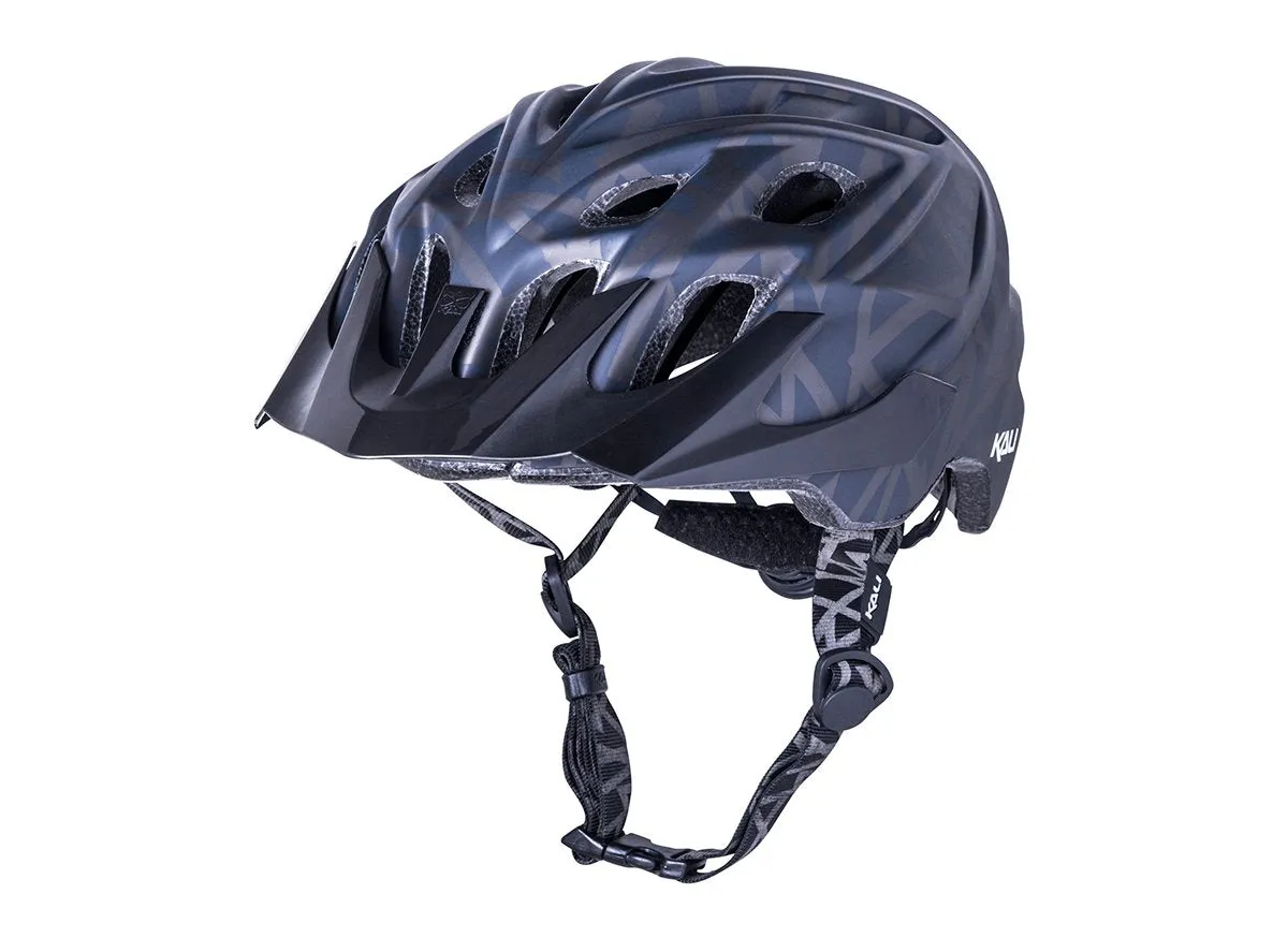 Kali Protectives Chakra MTB Helmet - Youth Plus - Pyramid Matt Black