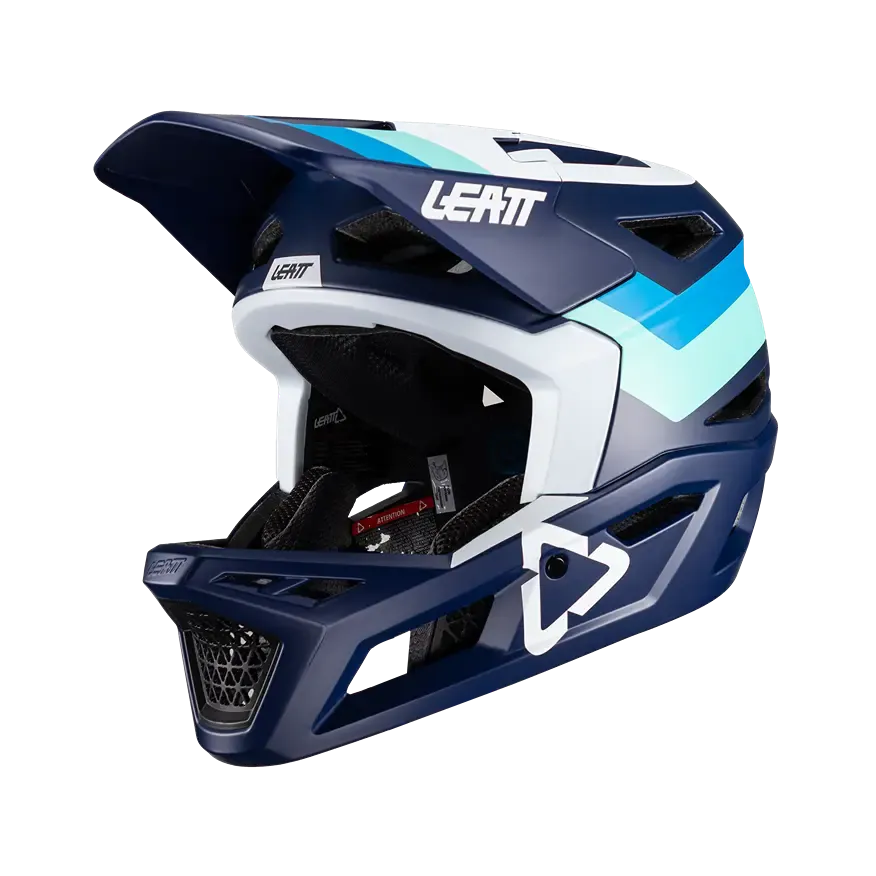Leatt MTB Gravity 4.0 Full Face Helmet - Blue - 2024