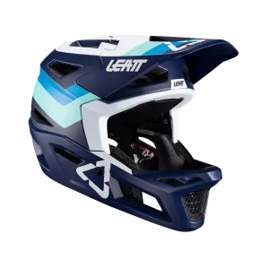 Leatt MTB Gravity 4.0 Full Face Helmet - Blue - 2024
