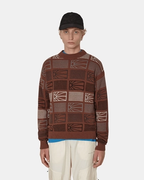 Logo Crewneck Sweater Brown