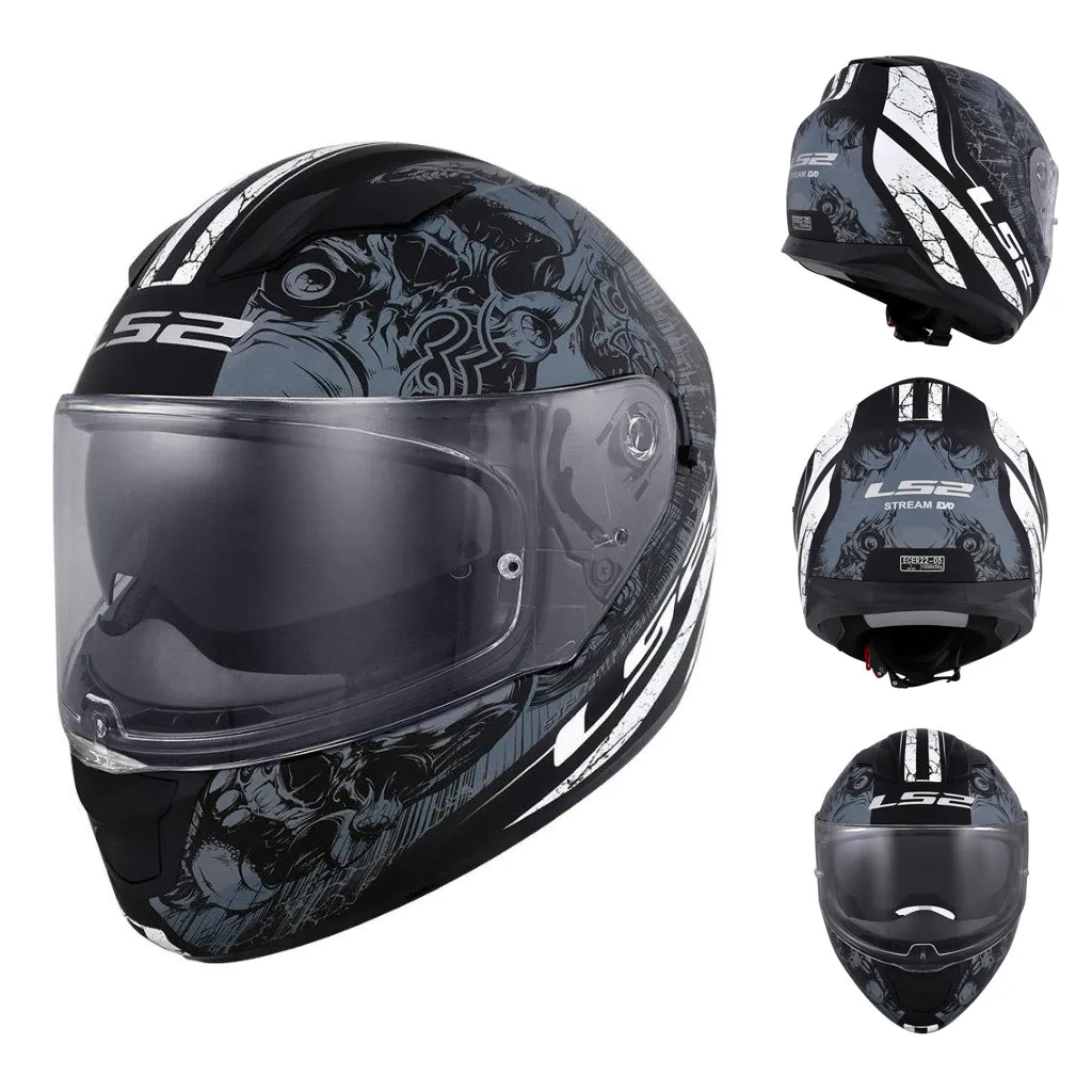 LS2 FF320 EVO STREAM MOTORCYCLE FULL FACE HELMET