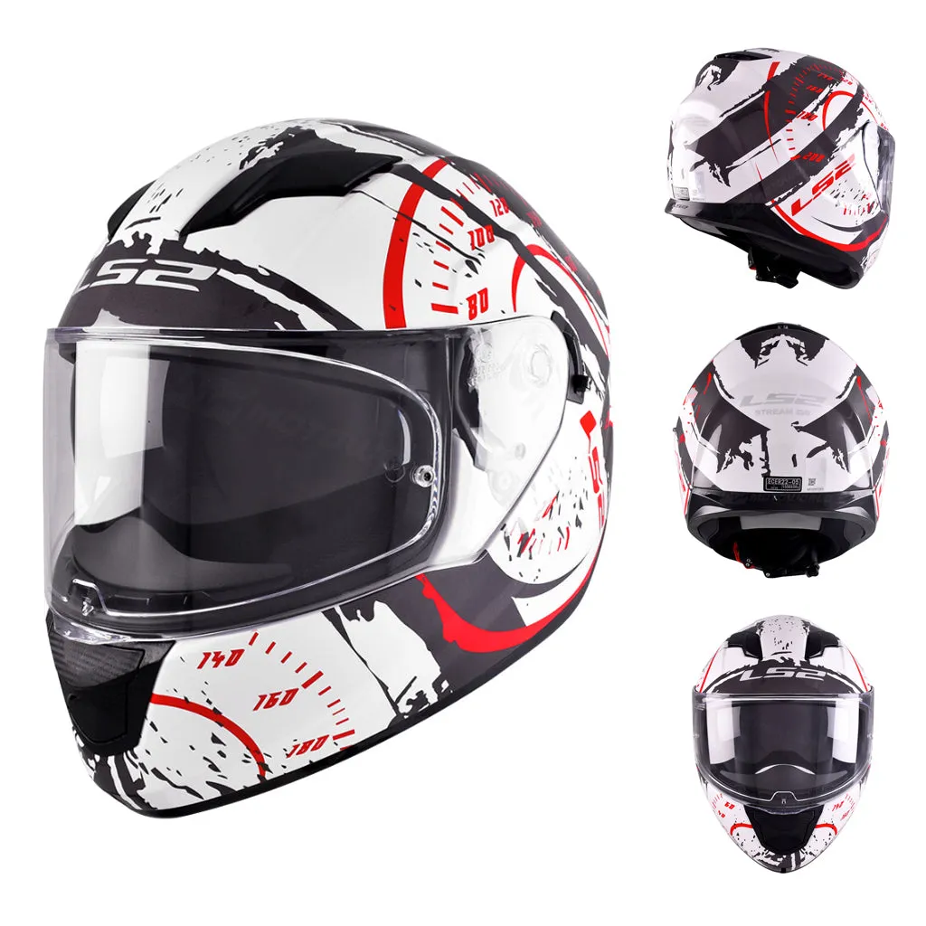 LS2 FF320 EVO STREAM MOTORCYCLE FULL FACE HELMET