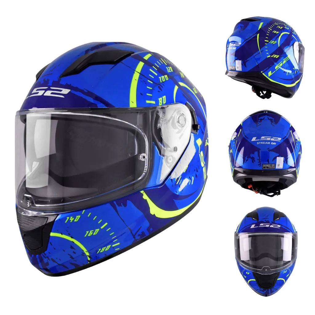 LS2 FF320 EVO STREAM MOTORCYCLE FULL FACE HELMET