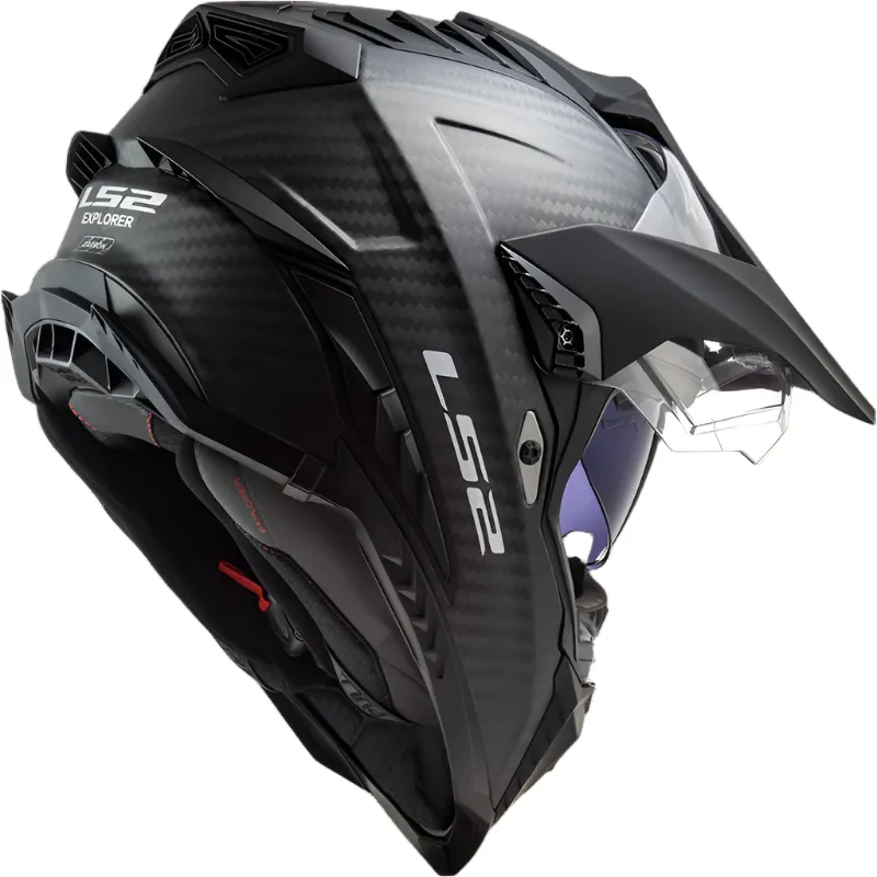 LS2 MX701 EXPLORER CARBON MOTORCYCLE MOTARD HELMET