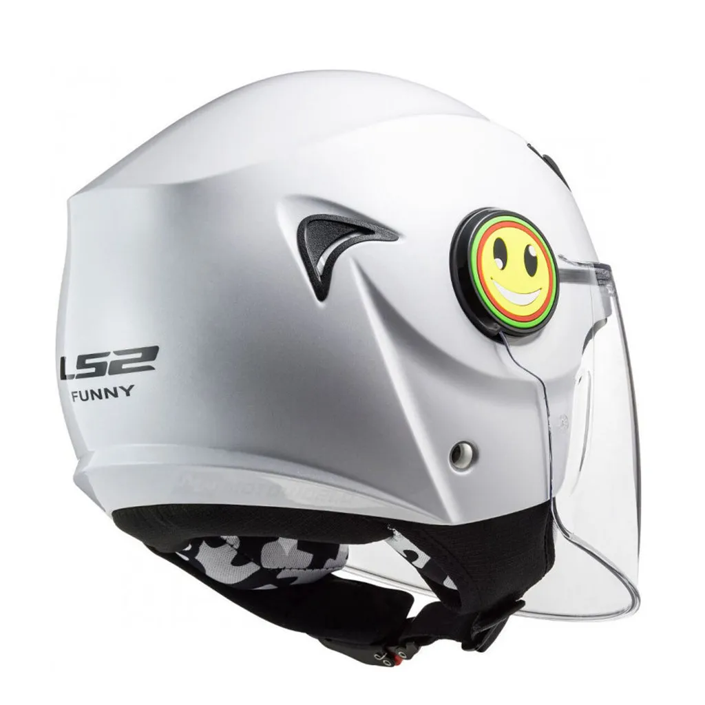 LS2 OF602 FUNNY MOTORCYCLE OPEN FACE HELMET FOR JUNIOR